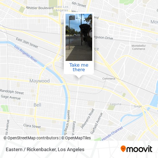 Eastern / Rickenbacker map