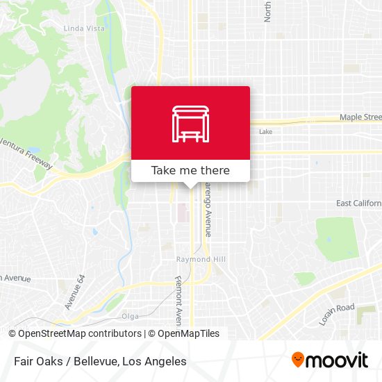 Mapa de Fair Oaks / Bellevue