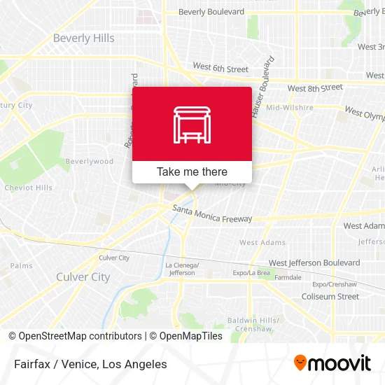 Fairfax / Venice map