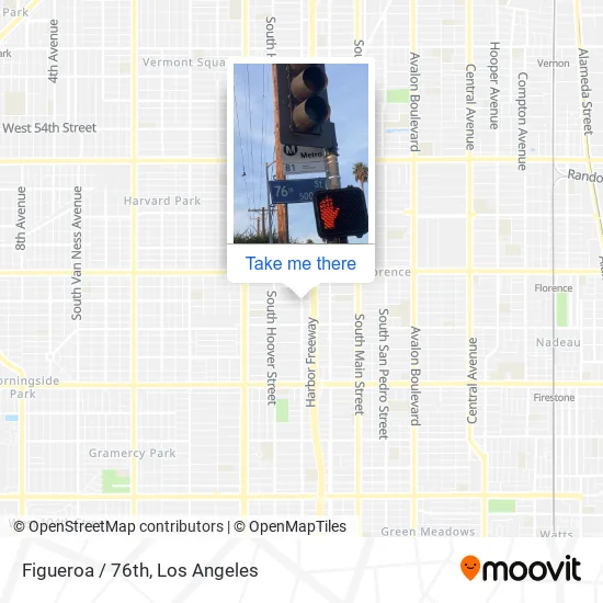 Figueroa / 76th map