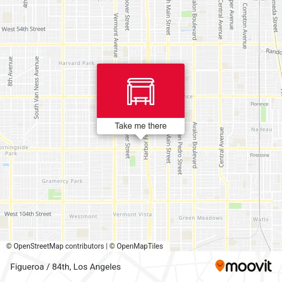 Figueroa / 84th map