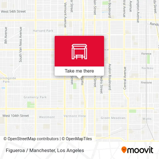 Figueroa / Manchester map