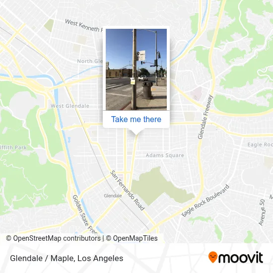 Glendale / Maple map