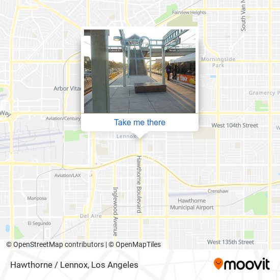 Mapa de Hawthorne / Lennox