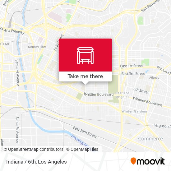 Mapa de Indiana / 6th