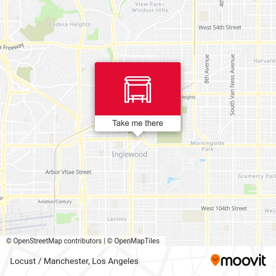 Locust / Manchester map