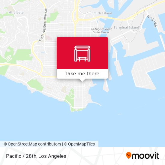 Mapa de Pacific / 28th