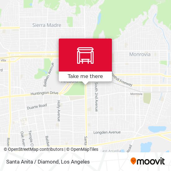 Santa Anita / Diamond map