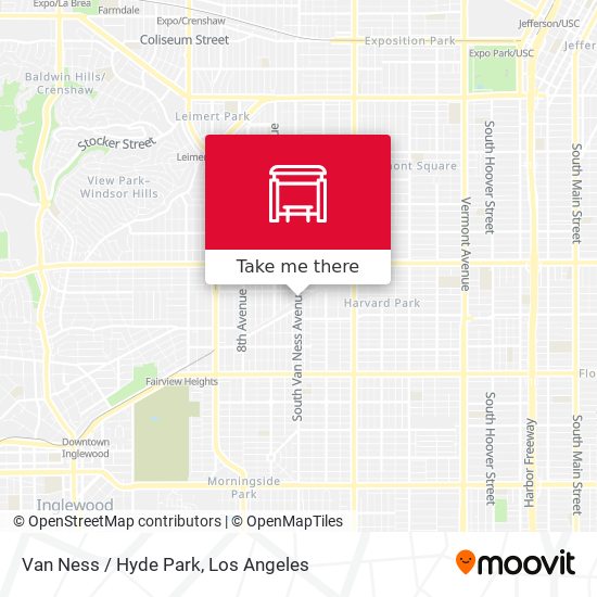 Van Ness / Hyde Park map