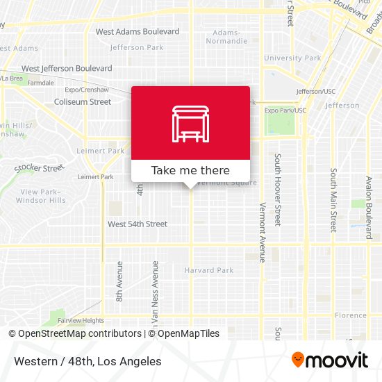 Mapa de Western / 48th