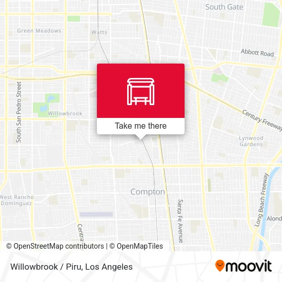 Willowbrook / Piru map