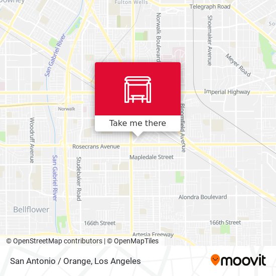 Mapa de San Antonio / Orange