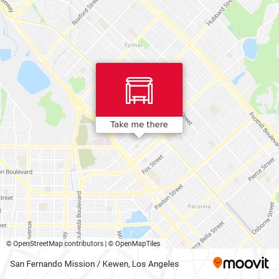 San Fernando Mission / Kewen map
