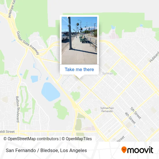 San Fernando / Bledsoe map