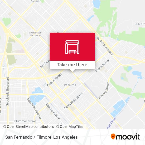 Mapa de San Fernando / Filmore