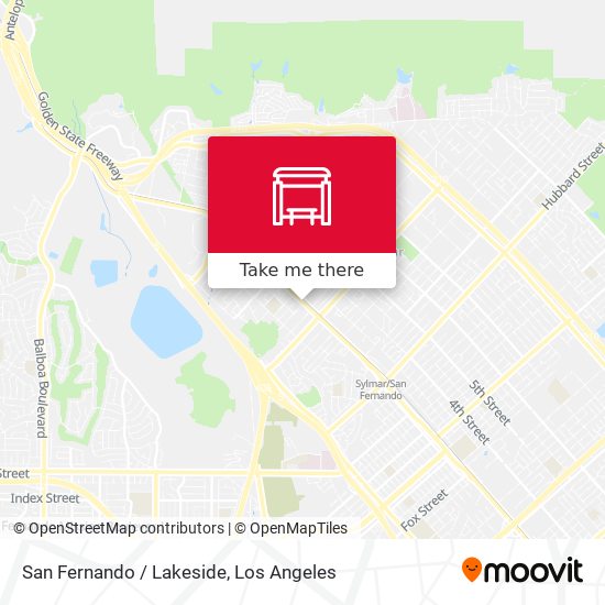 San Fernando / Lakeside map