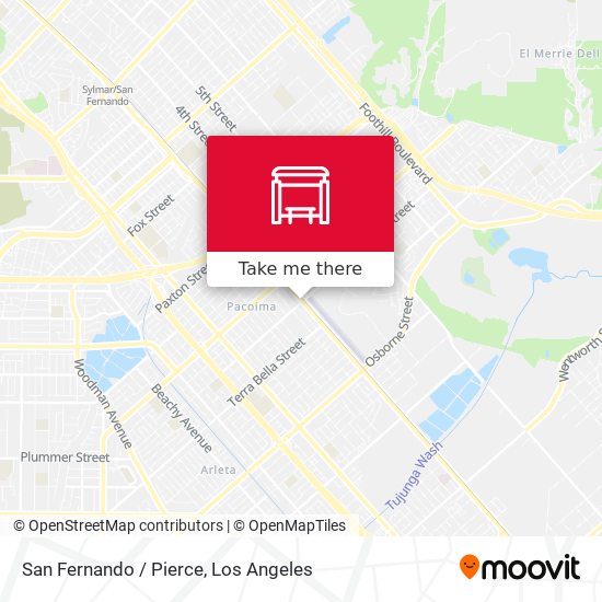San Fernando / Pierce map