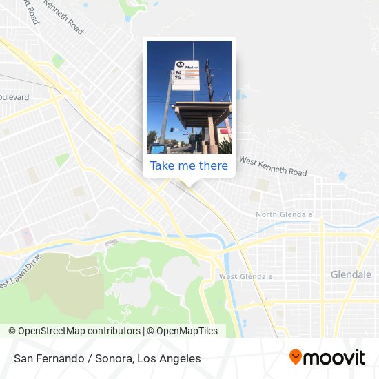 San Fernando / Sonora map
