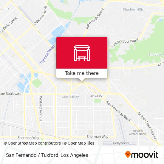 Mapa de San Fernando / Tuxford