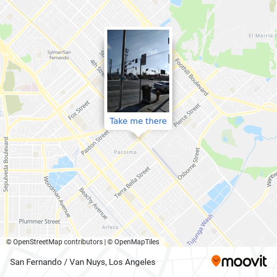 Mapa de San Fernando / Van Nuys