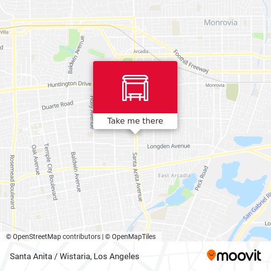Santa Anita / Wistaria map