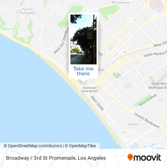 Mapa de Broadway / 3rd St Promenade