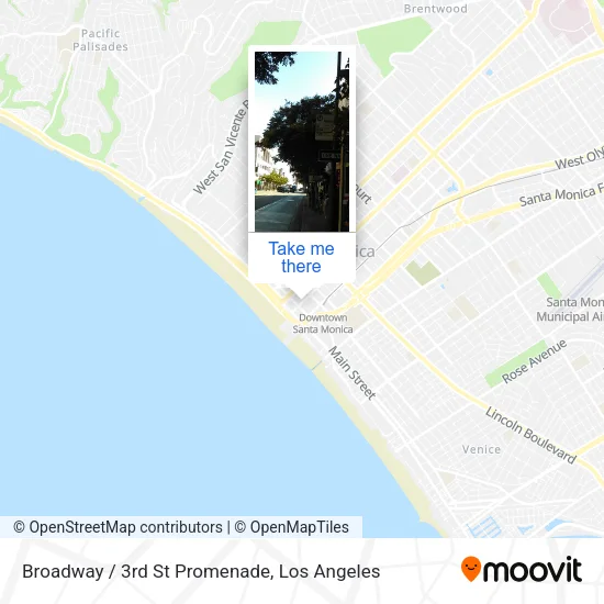 Broadway / 3rd St Promenade map