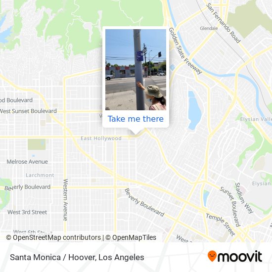 Mapa de Santa Monica / Hoover