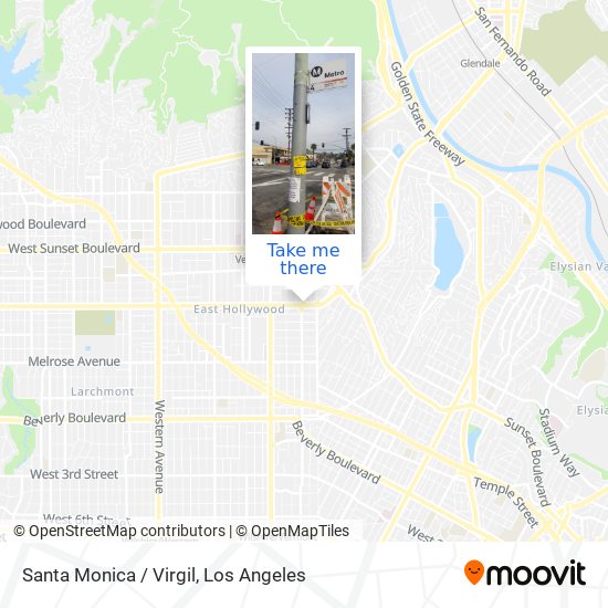 Mapa de Santa Monica / Virgil