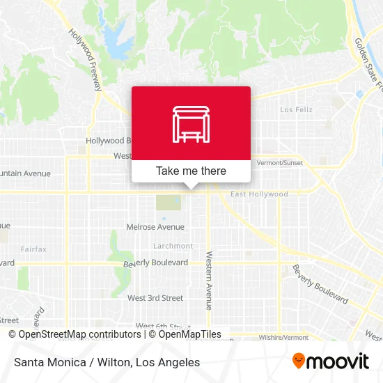 Santa Monica / Wilton map