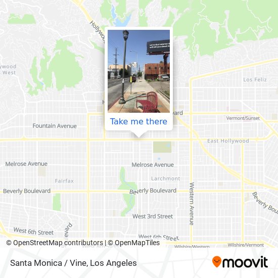 Santa Monica / Vine map