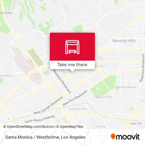 Mapa de Santa Monica / Westholme