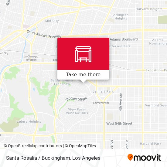 Santa Rosalia / Buckingham map