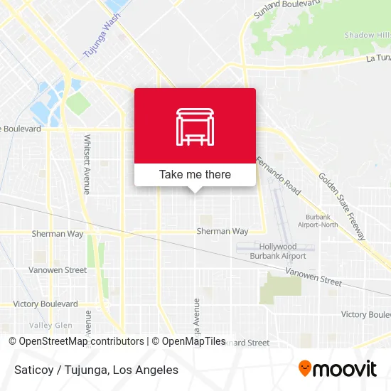 Saticoy / Tujunga map