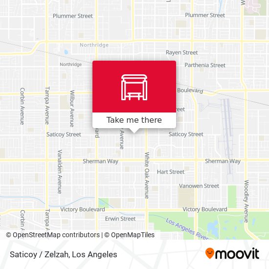 Saticoy / Zelzah map