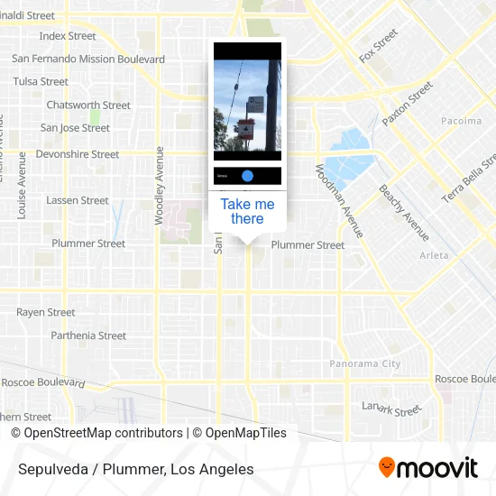 Sepulveda / Plummer map