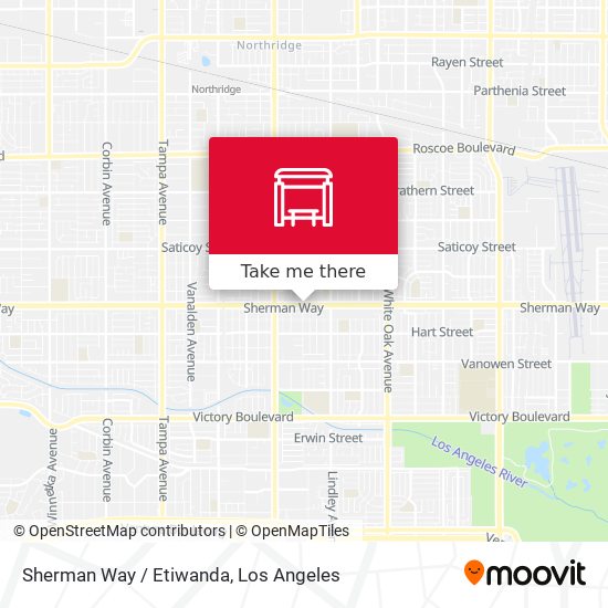 Mapa de Sherman Way / Etiwanda