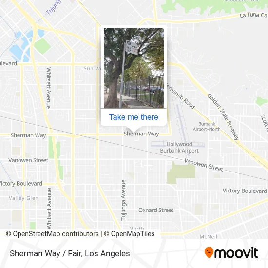 Sherman Way / Fair map