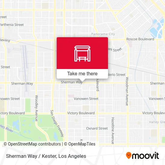 Mapa de Sherman Way / Kester