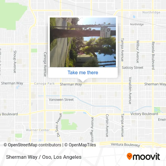 Sherman Way / Oso map