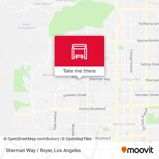 Mapa de Sherman Way / Royer
