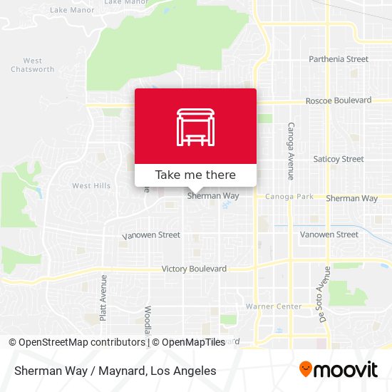 Mapa de Sherman Way / Maynard