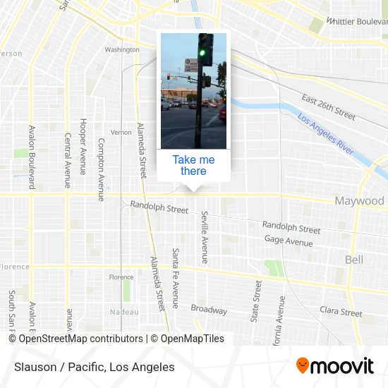Slauson / Pacific map