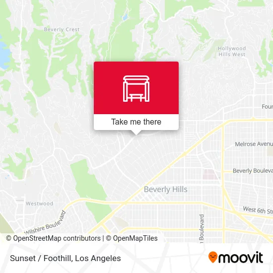 Sunset / Foothill map