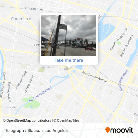 Mapa de Telegraph / Slauson