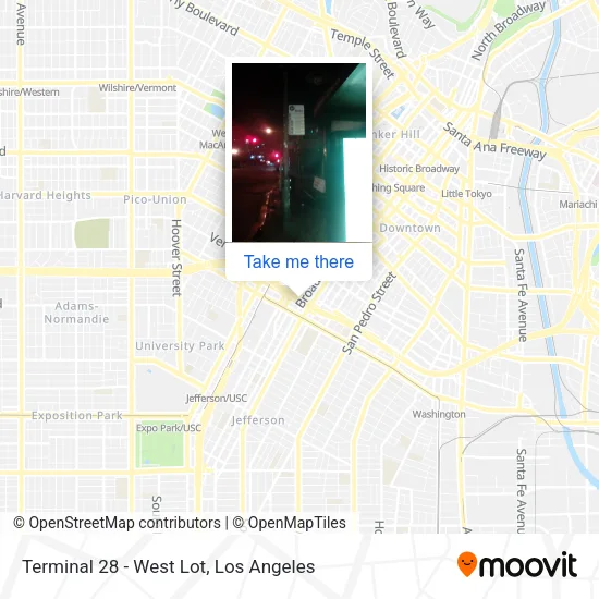 Mapa de Terminal 28 - West Lot