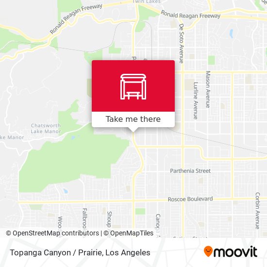 Mapa de Topanga Canyon / Prairie