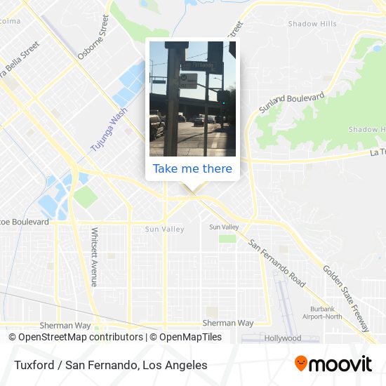 Tuxford / San Fernando map