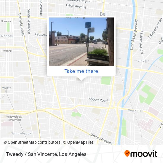 Mapa de Tweedy / San Vincente