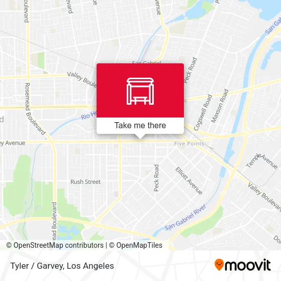 Tyler / Garvey map
